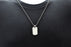Blackjack Jewelry Blackjack Men's SS Rope Border Dog Tag Necklace BJP35 - Time After Time Watches
