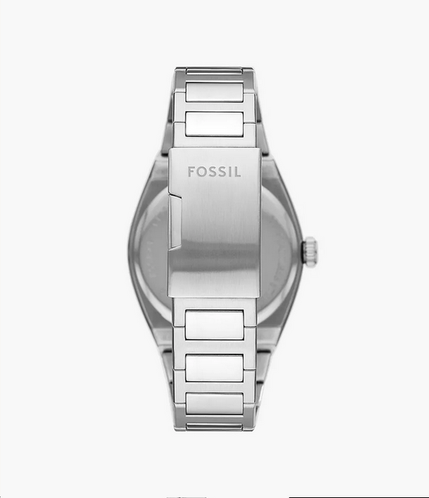 Fossil Everett Three-Hand Date Stainless Steel Watch FS5821 - Time After Time Watches