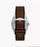 Fossil Everett Three-Hand Date Brown Leather Watch FS6071 - Time After Time Watches