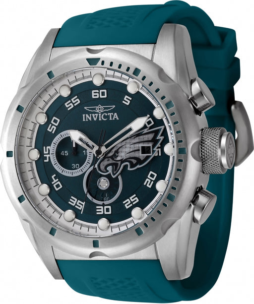 Invicta Invicta Men's NFL Eagles Green Silicone 45518 - Time After Time Watches