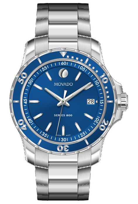 Movado series 800 discount blue