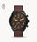 Fossil Bronson Chronograph Dark Brown Eco Leather Watch - Time After Time Watches