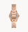 Fossil Stella Automatic Rose Gold-Tone Stainless Steel Watch - Time After Time Watches