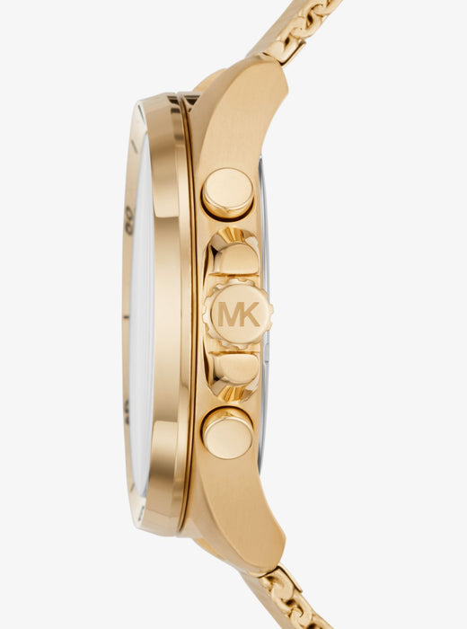 Watch After Time Mesh — Gold-Tone Time Oversized Brecken