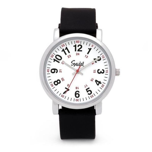 Speidel Scrub Watch with Black Silicone Band Time After Time